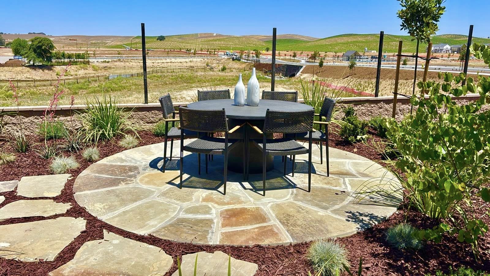 Stone patio